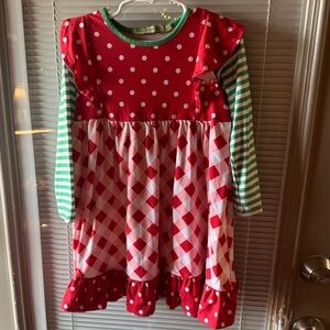 Millie Loves Lily Christmas Dress Size